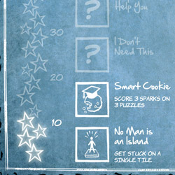 Together Alone game - Achievements screen